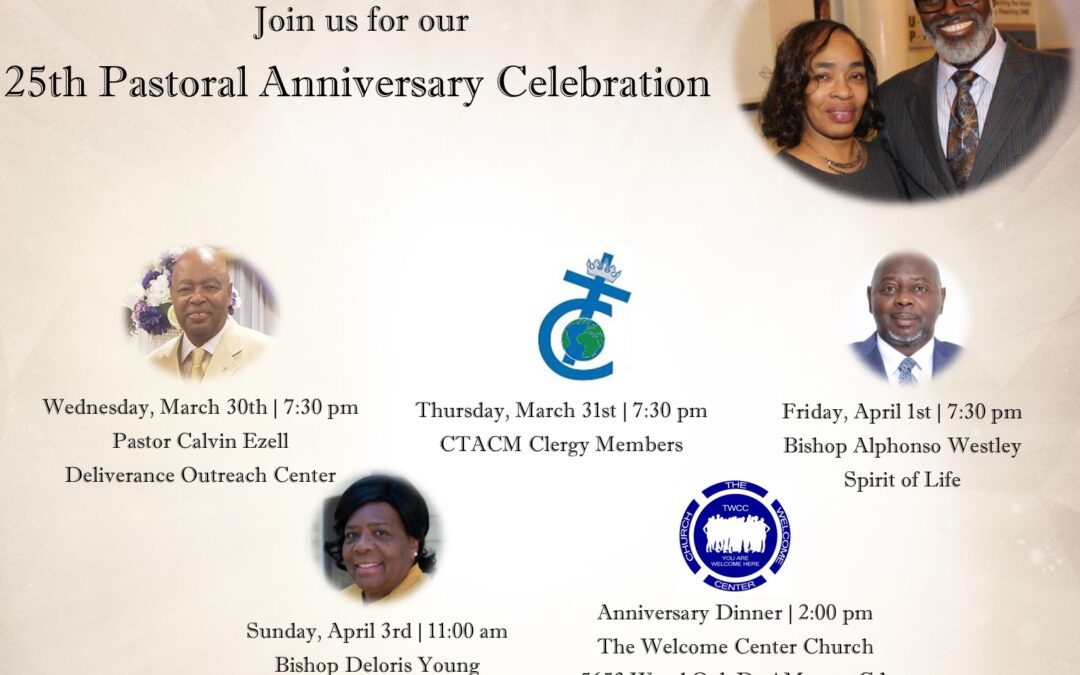25th Pastoral Anniversary Services